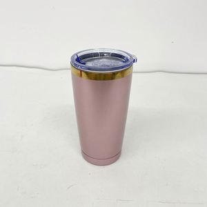 Gobelet isotherme en acier inoxydable plaqué or 20 oz, sans BPA, pour sublimation - Product Image 3
