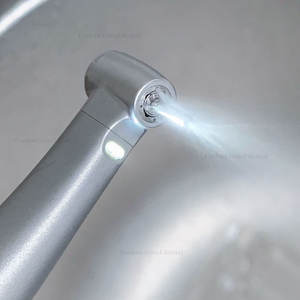 Mini pièce à main dentaire E-Type 5x vitesse, basse vitesse 1:5, guide de lumière à fibre optique, éclairage, nouvelle perceuse dentaire, courbée, 5x vitesse - Product Image 4