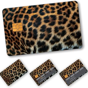 Pegatina Impermeable con Estampado Animal, Rectangular, de PVC, Decorativa, para Tarjetas de Crédito y Uso Bancario - Product Image 1