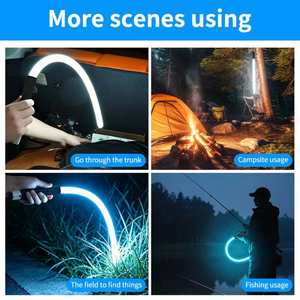 ไฟใต้ท้องรถยนต์แบบพกพา ชาร์จผ่าน USB หลอดไฟ LED แบบตะขอ สำหรับซ่อมรถยนต์ ใช้ขณะจอด เพิ่มความสว่าง - Product Image 6