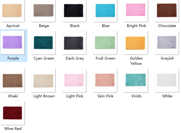 Multicolor Dog Blanket Washable Long Plush Warm Pet Sleeping Blanket