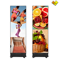 Écran LED pliable ultra-fin Qray pour affichage numérique intelligent en intérieur, animation, promotion de marque, magasin de détail, publicité commerciale