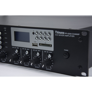 Thinuna PP-6284II 4300PプロフェッショナルデジタルマトリックスミキシングオーディオステージアンプPAシステム用<span class=keywords><strong>4</strong></span>チャンネル300Wパワーアンプ - Product Image 3