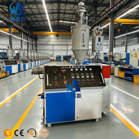 Extrudeuse à vis simple CE approuvée SJ45 pour la production d'extrusion de tiges, feuilles, profilés et tuyaux en plastique PP, PE, PVC