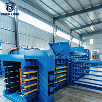 Presse à balles horizontale hydraulique pour déchets de papier en acier sans soudure à haute efficacité avec moteur à économie d'énergie pour une durée de vie prolongée