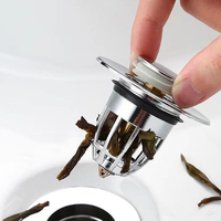 Panier de filtre de vidange Pop-Up pour lavabo Bouchon d'évier Pop-Up anti-colmatage Bouchon d'évier de salle de bain universel pour cuisine salle de bain