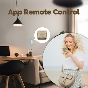 <span class=keywords><strong>MOES</strong></span> <span class=keywords><strong>TUYA</strong></span> 10A Mini module d'interrupteur mural intelligent WiFi 2 voies relais commande vocale - Product Image 5