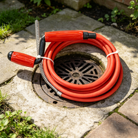 Tuyaux de drainage en acier plastique de haute qualité pour le nettoyage des eaux usées, forets filetés, outils de débouchage OEM pour toilettes et baignoires
