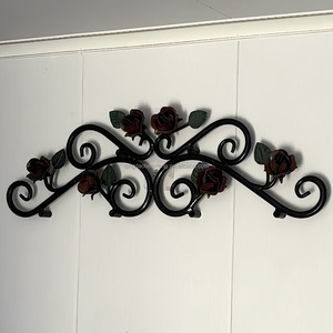 The Custom Made Wrought <strong>Iron</strong> <strong>Rosettes</strong> Plate the Latest Designed <strong>Iron</strong> Rose Decorative Components for Gate Accessories - Product Image 1