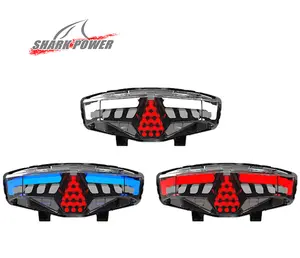 Shark Power moto luce moto parti Refit LED Stop fanale posteriore con indicatore per Honda Vario CLICK 150 2018