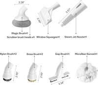 Limpiador a Vapor Manual Multiusos 9 en 1, 1000W, Alta Presión, 120 ℃   Vaporizador a Presión para Sofá, Auto y Hogar, con Certificación CE y RoHS
