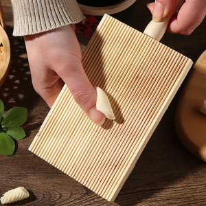 Nuovo Piccolo Tagliapasta e Spatola per Gnocchi <span class=keywords><strong>in</strong></span> Legno Naturale Fatto <span class=keywords><strong>a</strong></span> <span class=keywords><strong>Mano</strong></span> - Product Image 2