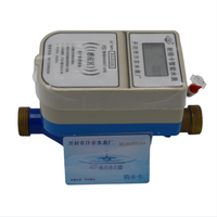 Multijet IC Card Prepaid Water Meters IP68 Protection Brass Low Power Consumption for Campus Staff Dormitory Use