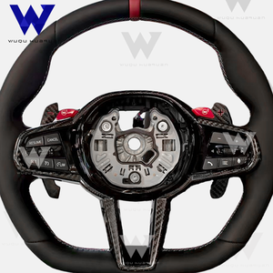 Volante Sportivo M6 Personalizzato in Fibra di Carbonio per <span class=keywords><strong>BMW</strong></span> Serie G G30 G31 G32 <span class=keywords><strong>X3</strong></span> <span class=keywords><strong>G01</strong></span> X4 G02 M2 G87 M3 G80 M4 G82 G20 LCI M5 F90 - Product Image 4