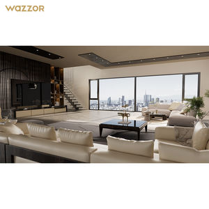 Wazzor nuevo producto promoción moderno Perfil de aleación de aluminio pequeñas ventanas abatibles - Product Image 2