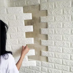 Carta da parati del mattone/pietra del pannello di parete della schiuma di xpe di Youngbo shanghai 3D
