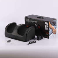 Appareil de massage des pieds et des mollets automatique, portable, vibrant, à chaleur infrarouge, pétrissage profond, soulagement Shiatsu, massage des jambes
