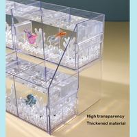 Achetez-en un, obtenez-en un gratuitement : Nouveau bac à poissons Betta écologique autonome tout-en-un, multicouche, empilable, boîte de reproduction, bureau à domicile