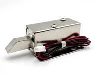 Serrure solénoïde électronique à long verrouillage 12V DC 0.4A, force 60g, course 4.4mm pour armoire intelligente