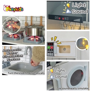 Nouvelle version 2025 : Cuisinière électronique <span class=keywords><strong>en</strong></span> <span class=keywords><strong>bois</strong></span> pour enfants avec machine à laver réaliste W10C991 - Product Image 3