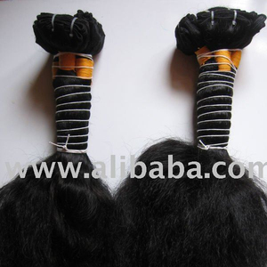 Tự Nhiên Xoăn Ấn Độ Phần Mở Rộng Tóc Con Người <span class=keywords><strong>Pre</strong></span>-Ngoại Quan Băng Sợi Ngang Tóc Afro Và Sóng Phong Cách Mô Hình Số Phần Mở Rộng Tóc Người - Product Image 2