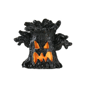 Nouvelle décoration d'Halloween, arbre démoniaque en résine, article décoratif en résine lumineux à LED - Cadeau créatif d'Halloween - Product Image 5