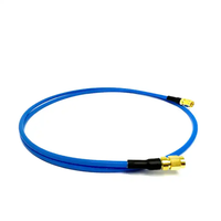 Approvisionnement d'usine SMA mâle à SMA mâle prise câble Coaxial RG141 RG402 câble d'extension à faible perte RF câble d'extension coaxial en queue de cochon