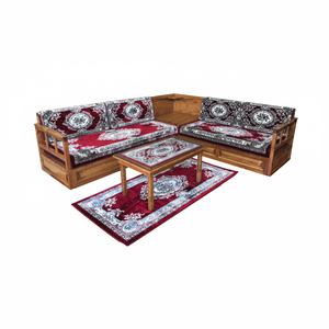 Conjunto de sofá esquinero en forma de L para sala de estar, juegos de esquina de lujo, asiento de esquina, cama - Product Image 2