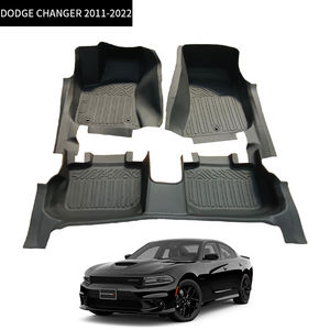 Alfombrillas de coche de Venta caliente para todo tipo de clima 5D TPE alfombra de cuero resistente Tpe alfombrilla de suelo de coche alfombras para DODGE CHANGER 2011-2022 - Product Image 1