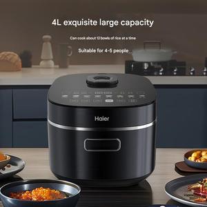 หม้อหุงข้าวไฟฟ้าระบบแม่เหล็กไฟฟ้า 1300 วัตต์ ความจุ 4 ลิตร ภายในทำจากสแตนเลสเคลือบเซรามิก ควบคุมด้วยหน้าจอสัมผัสอัจฉริยะ สำหรับใช้ในครัวเรือน - Product Image 2