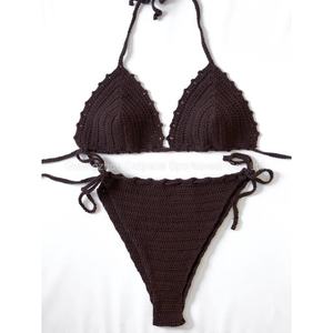 Traje de Baño Bikini de Lujo de 2 Piezas para Mujer, Servicio OEM Personalizado de Alta Calidad, con Aros y Push-Up, de Spandex/Poliéster de Secado Rápido - Product Image 6