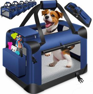 בד מודרני ייחודי קיפול חיות מחמד מתקפל עם כפתור סגירה כלב בית כלב הסיטונאי - Product Image 2