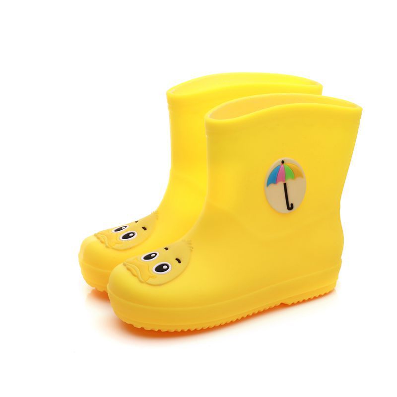 2021 Rain Boots Kids Boy Girls Rain Boots PVC Water Shoes Children Cartoon Shoes Waterproof Rainboots