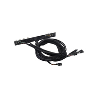 Boîtier PC USB câble d'extension de panneau avant double USB 3.0 USB 2.0 Audio PSW et LED PCB Circuit Board Extension fil