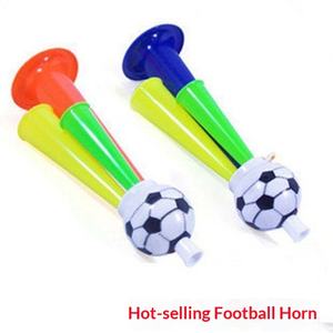 Cornets de supporter en plastique pour événements sportifs, design ballon de football <span class=keywords><strong>Vuvuzela</strong></span>, pour le football et les concerts - Product Image 2