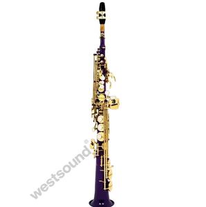 Venta al por mayor, Práctica Profesional, rendimiento, Saxofón púrpura, Saxofón <span class=keywords><strong>Soprano</strong></span> - Product Image 1