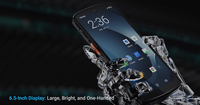 Ordinateur mobile PDA DT66 Android 13 portable étanche avec écran 6,5 pouces, Wi-Fi 6E, 5G, scanner de codes-barres, batterie 5000 mAh