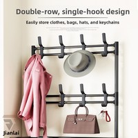 Étagère à chaussures en métal multicouche simple de 60 cm de long Cedar Space avec housse anti-poussière pour appartements locatifs modernes et rangement de chambre