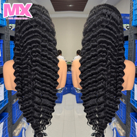 Perruque frontale HD sans colle, perruque en dentelle HD complète, perruque en cheveux indiens vierges bruts alignés sur les cuticules, perruque en cheveux humains 100 % non traités avec dentelle complète 360