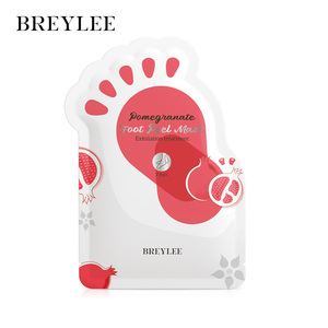 Masque exfoliant pour les pieds à la grenade BREYLEE, masque hydratant aux fruits - Product Image 1