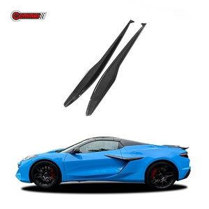 สเกิร์ตข้างคาร์บอนไฟเบอร์แบบแห้งสไตล์ OEM สำหรับ Chevrolet Corvette Z06 แผงร็อคเกอร์แบบ Pre-Preg แท้ ขายส่ง - Product Image 1