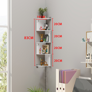 Fabbrica all'ingrosso appendiabiti a parete per uso domestico Multi-strato <span class=keywords><strong>angolo</strong></span> triangolo divisorio libreria cucina decorazione per la <span class=keywords><strong>casa</strong></span> - Product Image 6