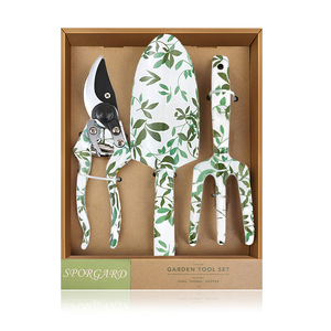 Juego de Herramientas de Jardinería para Mujer con Diseño Floral <span class=keywords><strong>en</strong></span> Aluminio, Incluye Paleta, Horquilla, Podadora, Regalo para Mujer, Macetas, Jardineras - Product Image 1