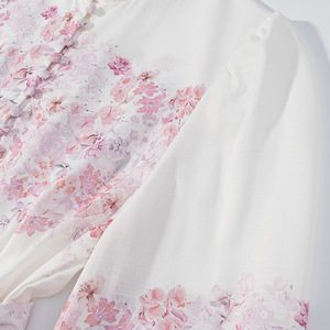 Vestido de Mujer Estilo Retro de Primavera con Cinturón, Cintura Ajustada y Estampado - Product Image 4