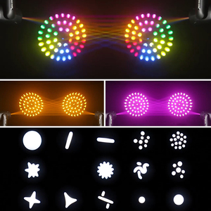 Projecteur de scène mobile Mini Beam 295W avec 48 anneaux LED 0,3W 12V – Projecteur de scène mobile MINI 14R 295W pour mariages, KTV, <span class=keywords><strong>DJ</strong></span> - Product Image 4