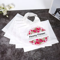 Prix direct usine, sacs LDPE écologiques à fond carré, résistants à l'humidité, pour chaussettes, sous-vêtements et vêtements, avec logo personnalisé réutilisable.