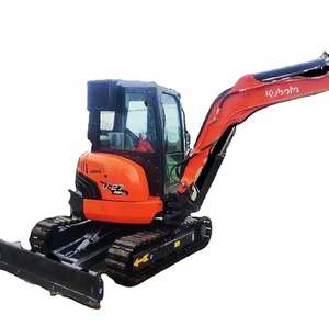 Excavadora Mini de Orugas Usada Kubota U27 con Certificación CE, 2.7 Toneladas, Motor Koop y Accesorio de Barrena de Alta Eficiencia - Product Image 1