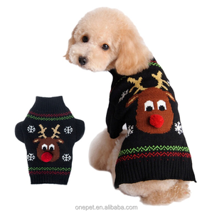 Giáng sinh quần áo vật nuôi Mũi Đỏ FAWN Jumper Áo len cho nhỏ vừa lớn chó xù Teddy chó - Product Image 3