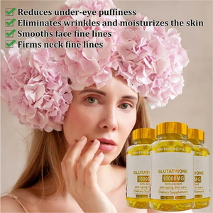 Kapsul Suplemen Herbal 10000mg Laris Manis Label Pribadi Meningkatkan Imunitas Pil Pemutih Kulit Glutathione 10000mg - Product Image 4