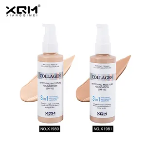 现货 XQM 工厂直销美白遮瑕膏保湿粉底液 GMPC 认证